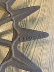 Vintage Cast Iron 16  Wheel Sunflower  Rotary Hoe Cultivator Sunburst Yard Art