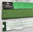 Vintage Faber Castell Slide Rule No  52 82 Duplo   Case  Box   Instructions
