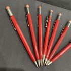 7 Vintage Red Scripto  Mechanical Pencils