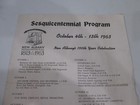 New Albany Indiana 1813-1963 Souvenir Sesquicentennial Program