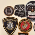 Lot Of 12 Patches - Vintage  Police  Law Enforcement 