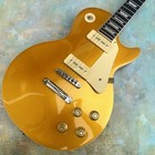 Electric Guitar P90 Pickup Chrome Hardware Gold Top Rosewood Fingerboard