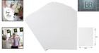 High-quality 250 Gsm White Cardstock - 20 Sheets For Invitations   Scrapbooking