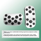 Brake Pedal Gas Accelerator Pedal Cover Compatible With Corolla 2019 Silvery