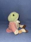 Beatrix Potter Jeremy Fisher Frog Plush Stuffed Doll Toy Vtg Eden Figure Book