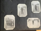 Vintage Scrapbook Photo Album 1940s-50  Over 100  Pieces Photos   Postcards