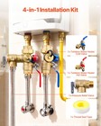 Vevor Water Heater Kit 3 4  Water Heater Flush Kit With 2pcs Isolation Valves