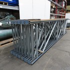 48  X 16  X 3 x3  Teardrop Pallet Racking Upright Leg 18 000lbs Cap Lot Of 15   