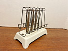 1909 Antique Early Ge Electric Toaster D-12 Ceramic Porcelain No Cord