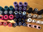 43 Spools Lot Of Mixed Colors  Polyester Thread Serger