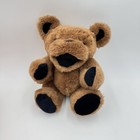 Grateful Dead Bear Plush 12  Large Brown Jointed Liquid Blue 1990