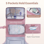  Portable Diaper Changing Pad Waterproof Travel Baby Changing Mat With Large Wet