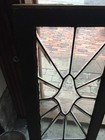 Sg 842 Antique All Beveled Glass Transom 16 X 31
