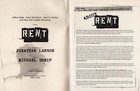 Jonathan Larson  rent  Pulitzer Prize  la Boheme  1997 Rare Broadway Study Guide