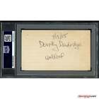 Dorothy Dandridge Signed Auto 3x5 Index Card Psa dna Legendary Actress And Singe