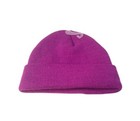 Cat   Jack Kid   s Girls One Size Purple pink Solid Knit Cuffed Beanie New