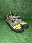 La Sportiva Mens Size 12 Tarantula Climbing Shoes Black Green Comfort Sneakers