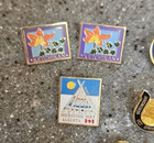 Large Lot Of 19 Canada Travel Souvenir Hat Lapel Pins  Sitka Juneau Calgary