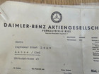 Mercedes-benz Wwii Ww2 Documents     Original Lot Of 3 Wartime Letters W  Stamps