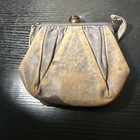Vintage Hand Boarded In India Leather Purse