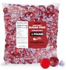 Sugar Free Hot Cinnamon Hard Candy Discs 1 Pound Candies - Approx  75 