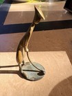 Vintage Austrian Golfer Brass Golfer Sculpture Mid Century Modern Mcm Art