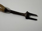 Antique 18th Century Revolutionary War Era Stag Handle Two Tine Dinner Fork