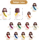 100 Pcs Mini Jesus Figures Jesus Loves You Original Design Jesus Toys Little Jes