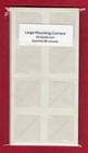 96 Large 32x32x45 Mm  1-1 4  X 1-1 4   Self-adhesive Corner Mount 6 Sheets Of 16
