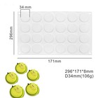 15-hole Round Shape Silicone Chocolate Mold Cookies Mold Fondant Cake Tools