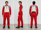 Bell Racing Double Layer Driving Suit L  Red White Sfi 3 2a 5 Fire Suit