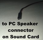 13  2pin 4pin Pc Motherboard Speaker Connector To Sound Card Cable cord wire
