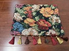 Vintage Floral Tapestry Table Runner With Tassels  12      71 In