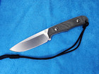 New  Chris Reeve Crk Backpacker Magnacut  Black Micarta  Fixed Blade  Bpr-1000    