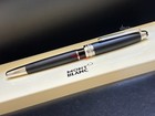Montblanc Meisterstuck Classique Matte Black Silver Rollerball Pen 163p - New