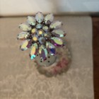 Large Antique vintage Style  Handcrafted 9  Hatpin-featuring A Rhinestone Head