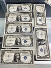  1   1 Dollar Bill  Blue Seal  Silver Certificate - Nice Shape Xf au Quality