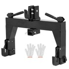 3000 Lb Steel 3 Point Quick Hitch W  2  Receiver Hitch For Category 1 Tractors