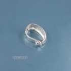 Sterling Silver Hinged Pendant Bail Connector shortener enhancer 12mm  33394