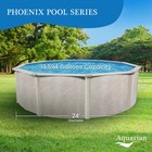 Aquarian Phoenix 24  X 52  Above Ground Swimming Pool With Pump And Ladder