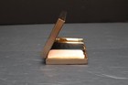 Vintage Evans Gold Tone Compact Carryall Art Deco Unused