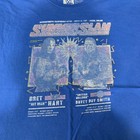 Bret Hart Summerslam Vintage Shirt Mens 4xl Blue Wwe Wrestling Authentic T Shirt
