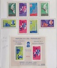Paraguay 1964 Space  Xf Perf   Imperf Mnh   Sheets sets  Apollo Saturn Rocket