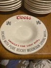25 Vintage Coors Beer Ceramic Ashtray coin Dish New Old Stock