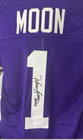 Warren Moon Signed Autographed Minnesota Vikings Jersey Jsa Coa  Hof 06