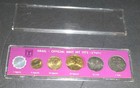 1972 Israel Official Mint Set With Clear Plastic Display Case Please Read