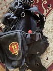 Oms Smartstream Scuba Bcd Backplate Harness W  Integrated Weight Pockets Black