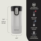 Vacuum Insulated Stainless Steel Travel Mug Easy Clean Lid Autoseal