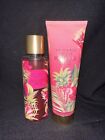 New Victoria   s Secret Pineapple High Fragrance Mist Spray And Body Lotion Set