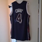 Nike Usa Stephen Curry  4 Basketball Jersey  Navy Blue white Size L Swingman 50